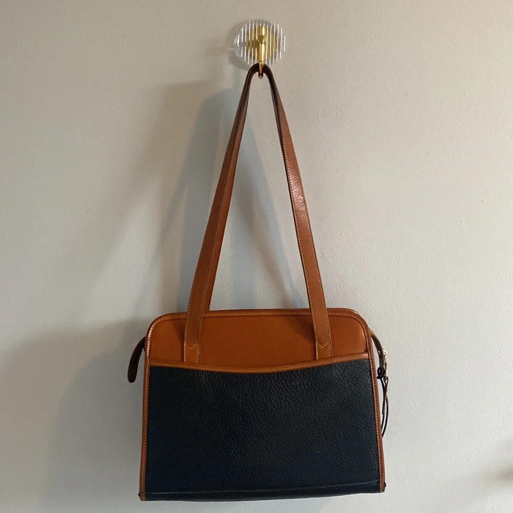 Vintage Dooney & Bourke AllWeather Leather Satchel - Picture 9 of 13